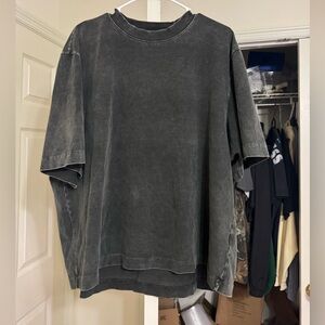 Men's Washed Black Short-Sleeve Tee